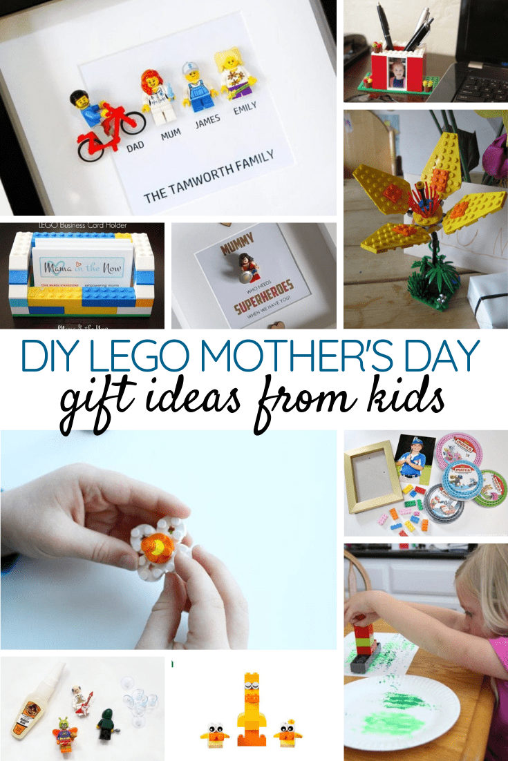 Unique DIY LEGO Mother's Day Gift Ideas from Kids