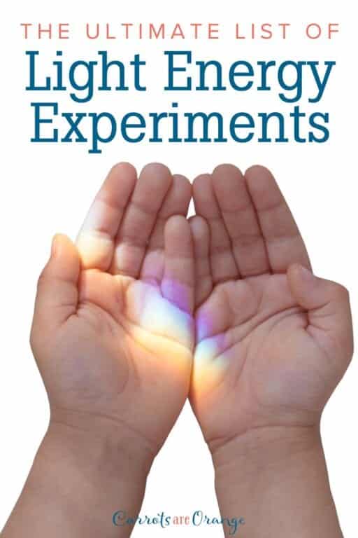 light energy experiments for kids