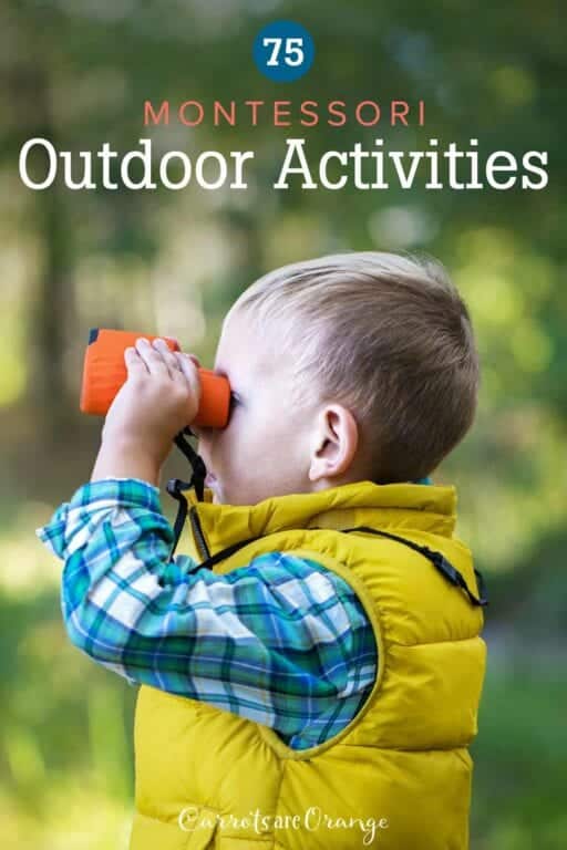 outdoor montessori activities 