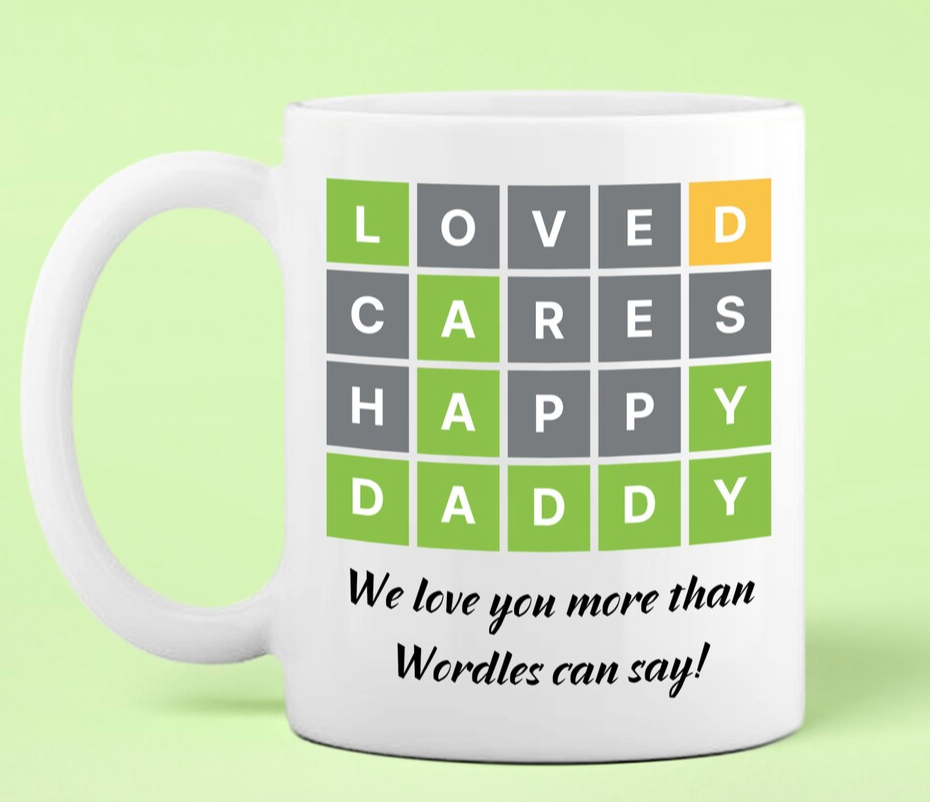 Custom Wordle Mug for Father's Day