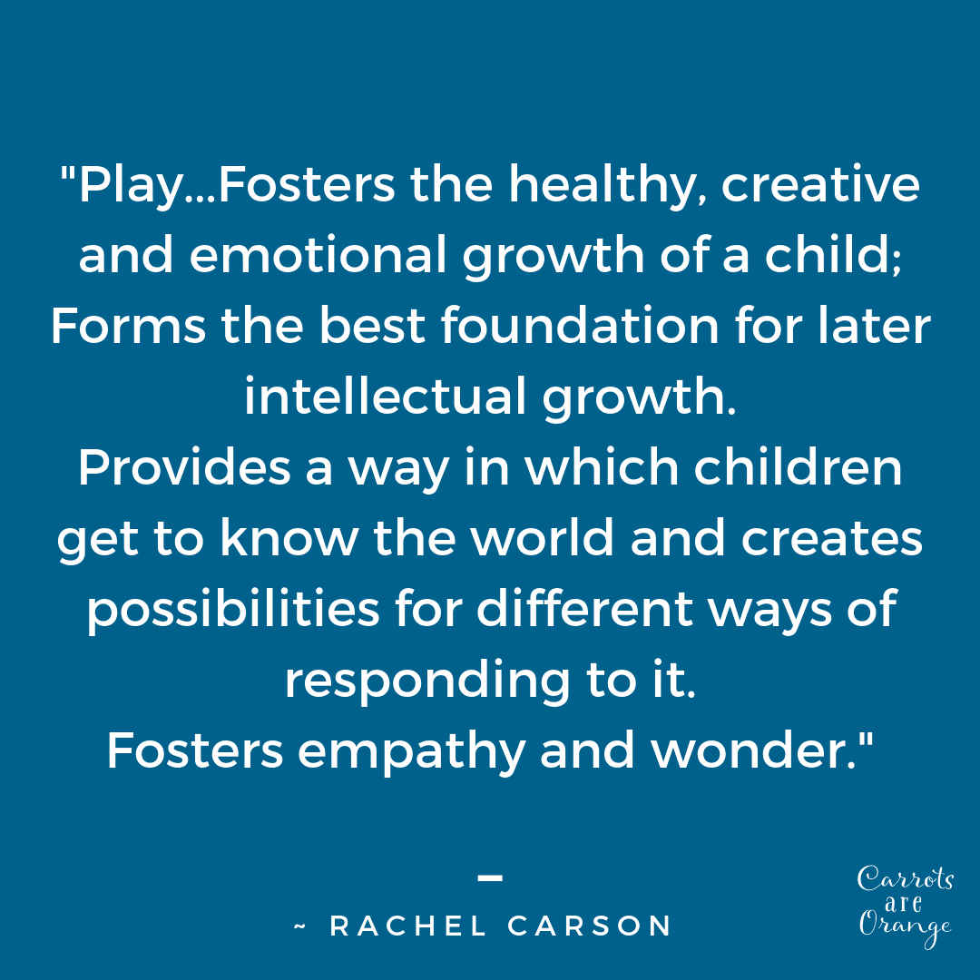 Rachel Carson Quote about Play