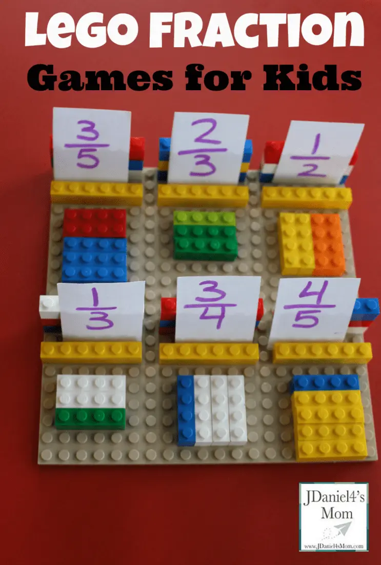 fractions made with legos