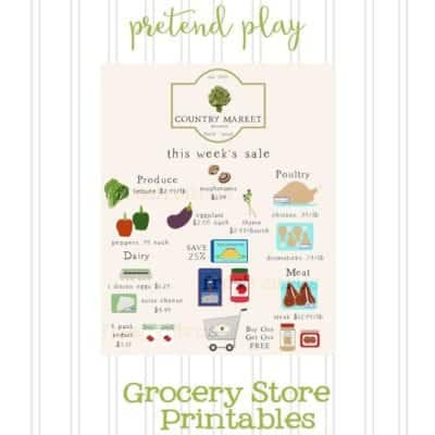 Grocery Store Printables for Kids