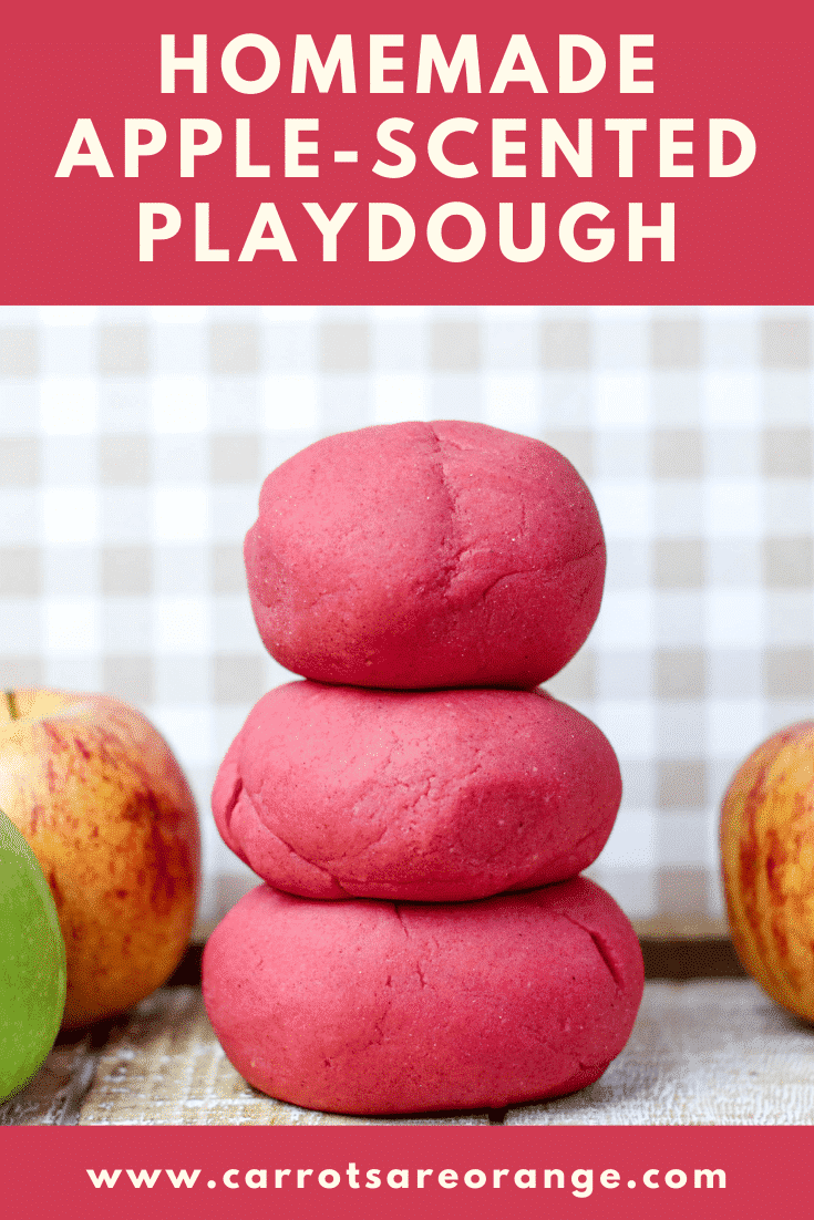 Apple Scented Playdough Recipe