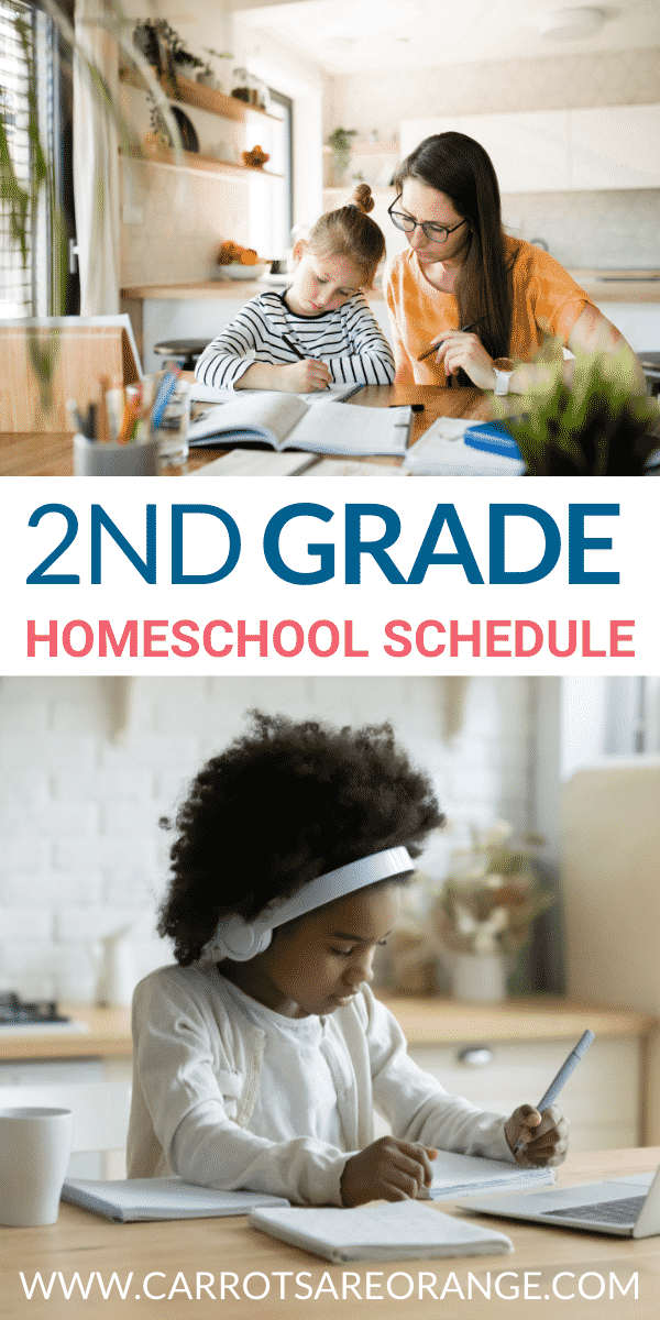 Second Grade Homeschool Schedule, Activities, & Resources