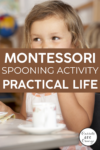 Montessori Practical Life Spooning Activity