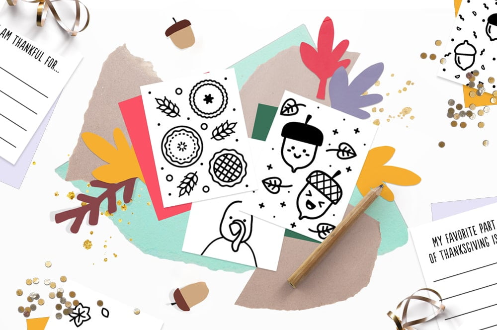 thanksgiving coloring books