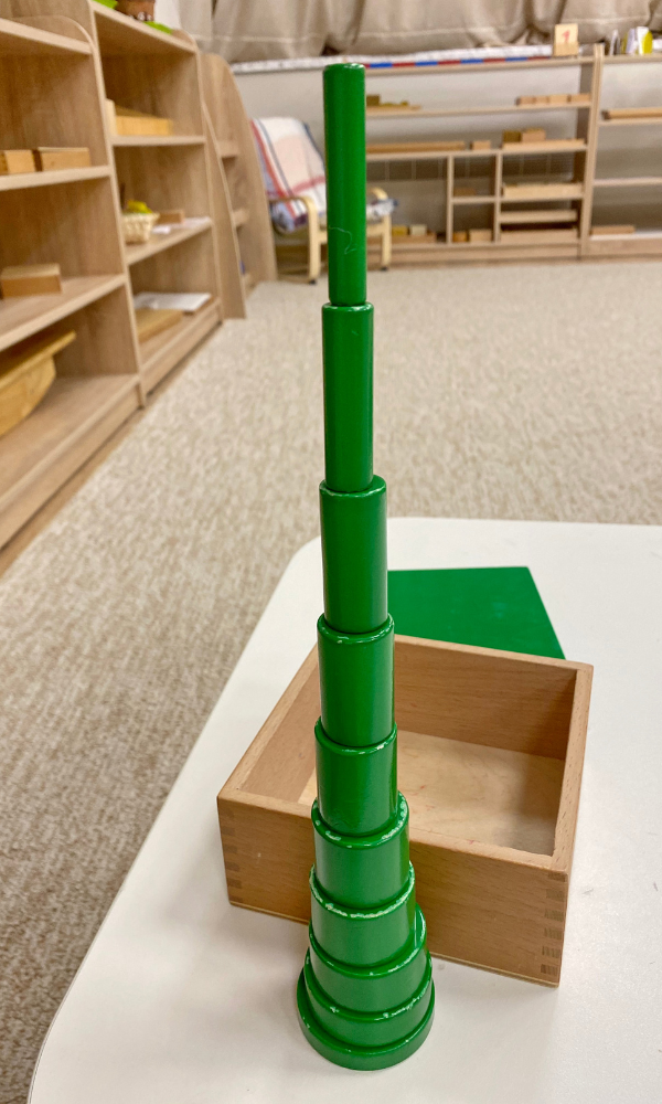 a knobless cylinder tower