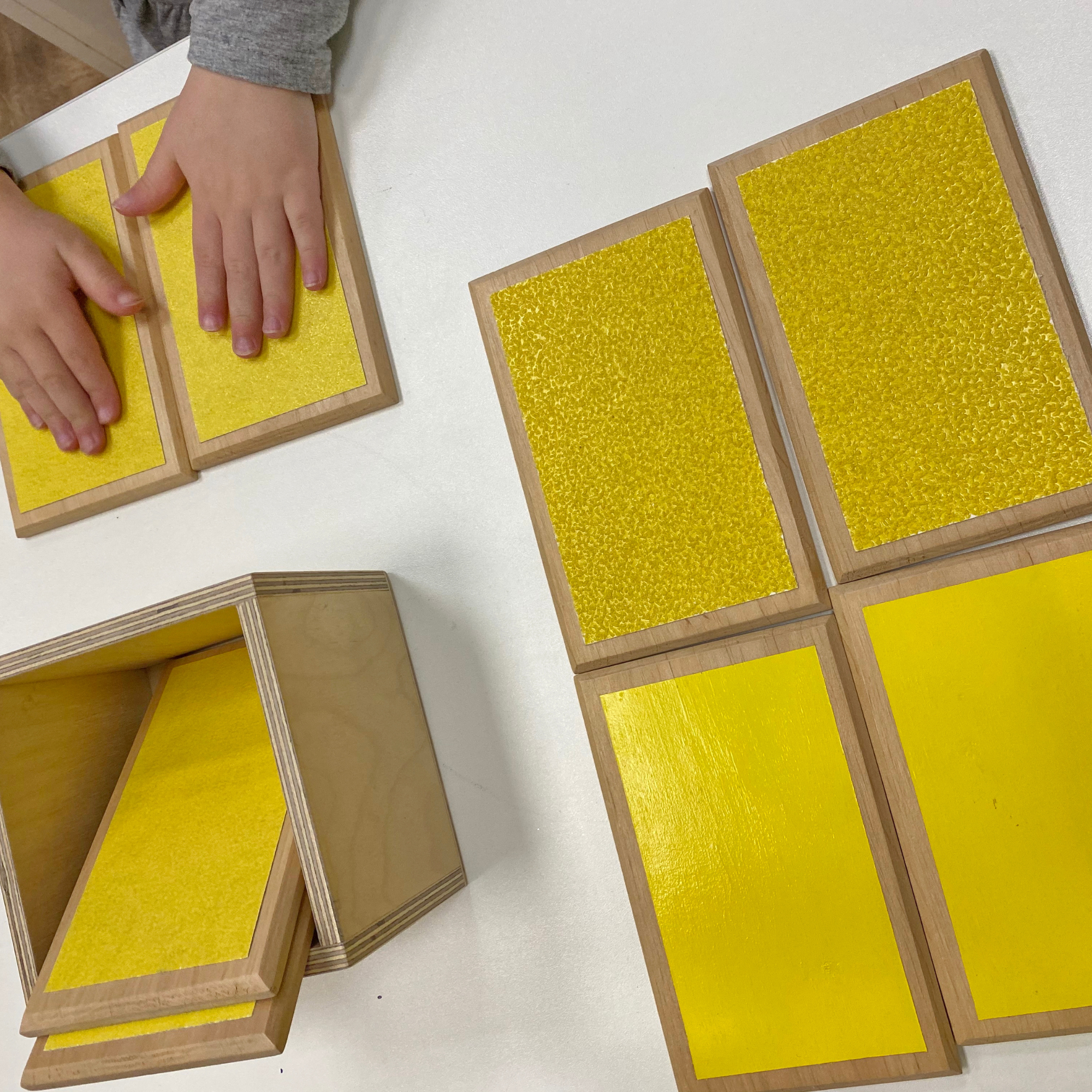 DIY Montessori Sensorial Texture Boards
